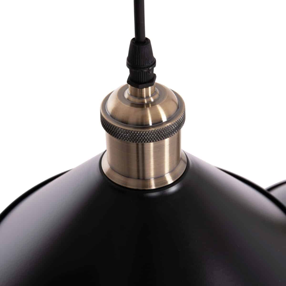 ΦΩΤΙΣΤΙΚΟ ΟΡΟΦΗΣ 3ΦΩΤΟ BELL HM7533.11 ΜΑΥΡΟ ΜΕΤΑΛΛΟ-ΧΑΛΚΙΝΟ ΝΤΟΥΙ Φ21,5x128Υεκ. - Image 6