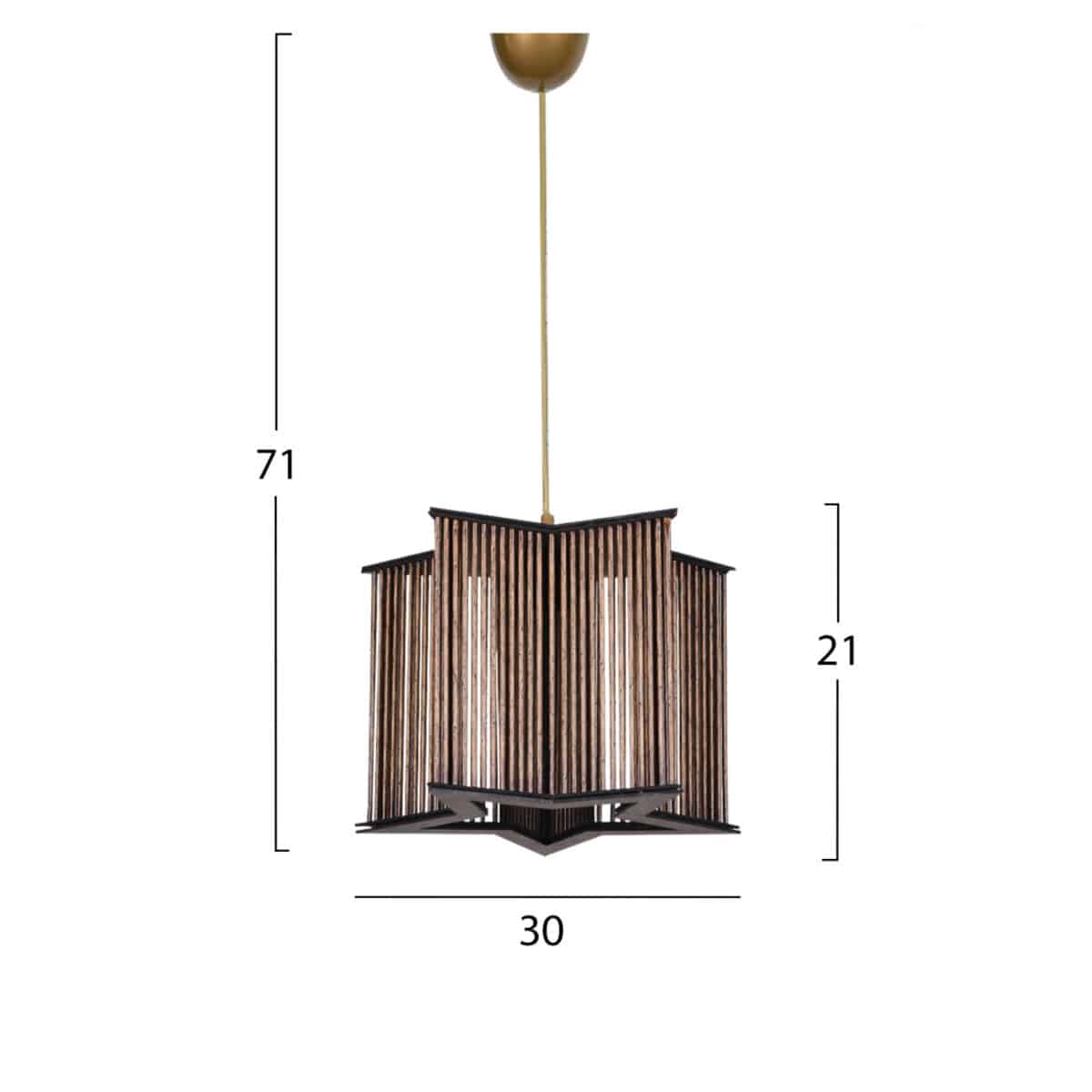 ΦΩΤΙΣΤΙΚΟ ΟΡΟΦΗΣ ΕΣΩΤΕΡΙΚΟΥ ΧΩΡΟΥ HM7485 30x71Υεκ. - Image 2