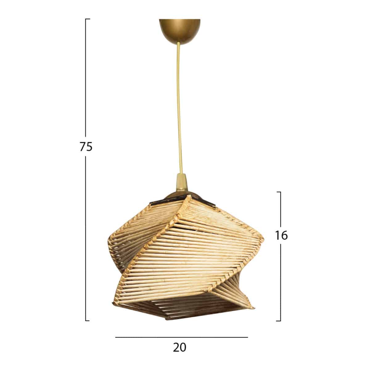 ΦΩΤΙΣΤΙΚΟ ΟΡΟΦΗΣ HM7492 20x20x75 εκ. - Image 2