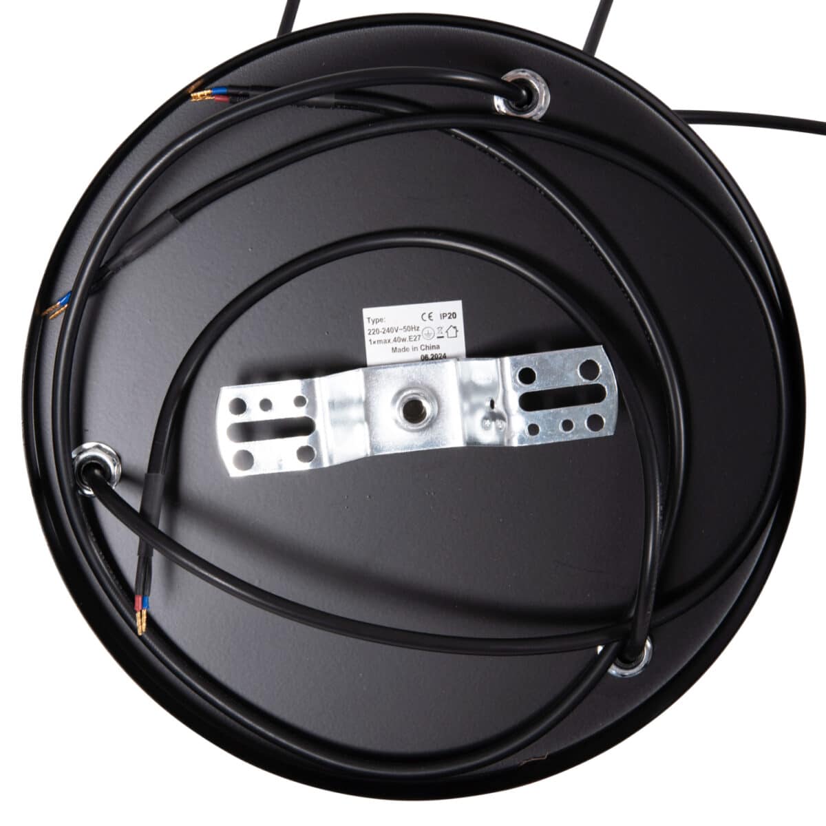 ΦΩΤΙΣΤΙΚΟ ΟΡΟΦΗΣ ΚΡΕΜΑΣΤΟ BIUT HM7528.11 ΜΑΥΡΟ ΜΕΤΑΛΛΟ-ΧΡΥΣΟ ΝΤΟΥΙ Φ23x139Υεκ. - Image 8