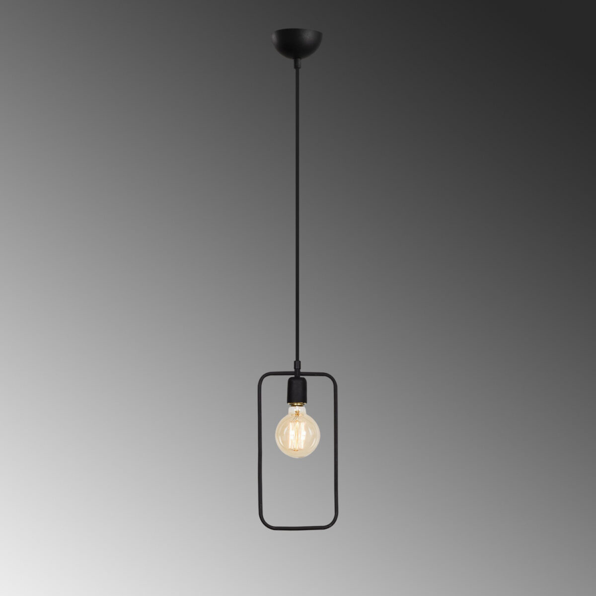 ΦΩΤΙΣΤΙΚΟ ΟΡΟΦΗΣ ΚΡΕΜΑΣΤΟ ΜΕΤΑΛΛΙΚΟ ΜΑΥΡΟ HM7258 15Χ6Χ123 εκ. - Image 5