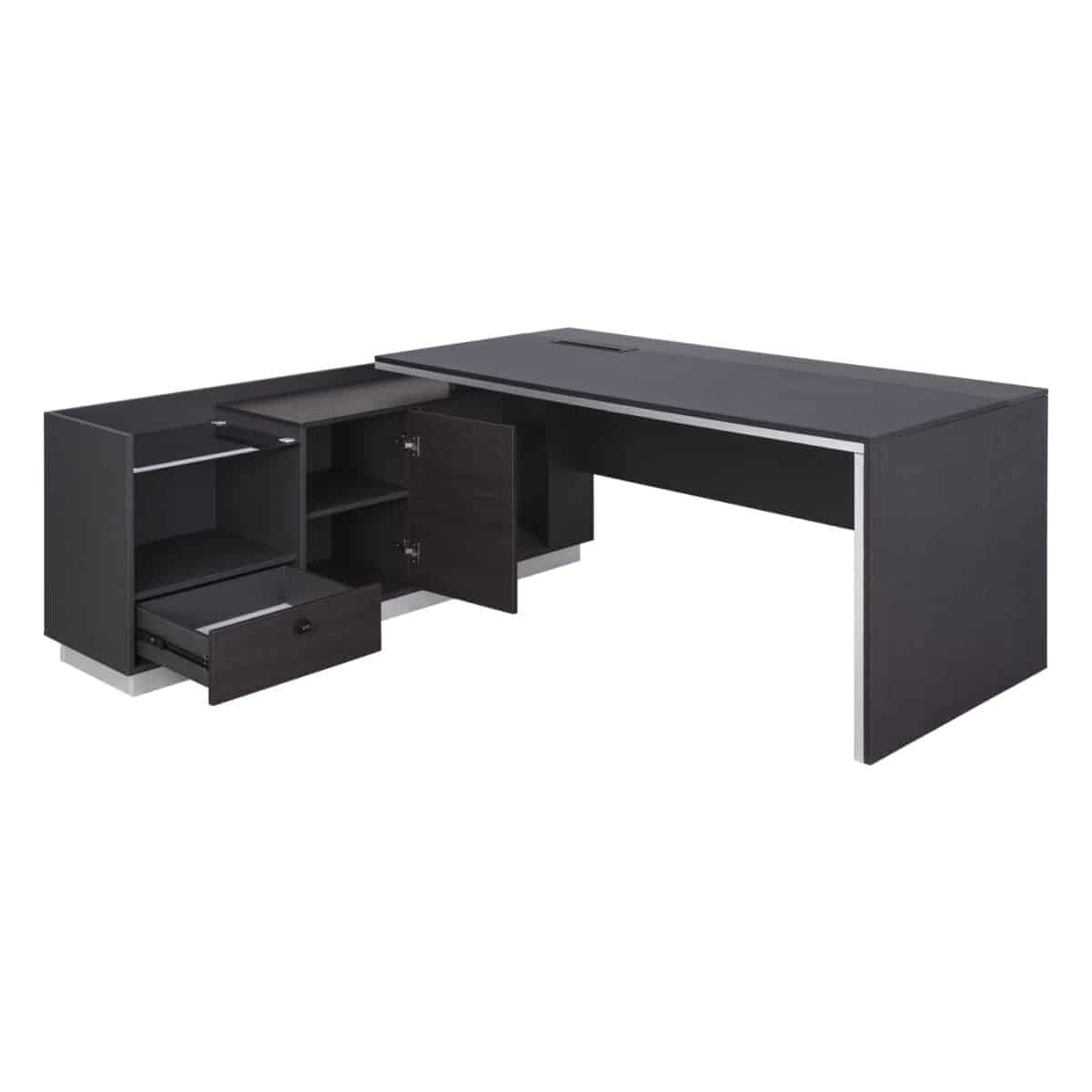 ΓΡΑΦΕΙΟ ΕΠΑΓΓΕΛΜΑΤΙΚΟ ΑΡΙΣΤΕΡΗ ΓΩΝΙΑ ROSEWOOD HM2112L 200X160X76Υ εκ. - Image 3