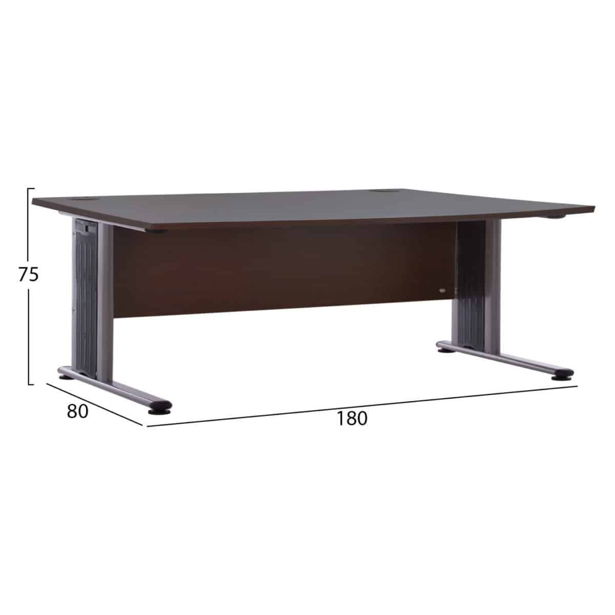 ΓΡΑΦΕΙΟ ΕΠΑΓΓΕΛΜΑΤΙΚΟ VALDEN HM2046.02 WENGE 180X80X75 - Image 2