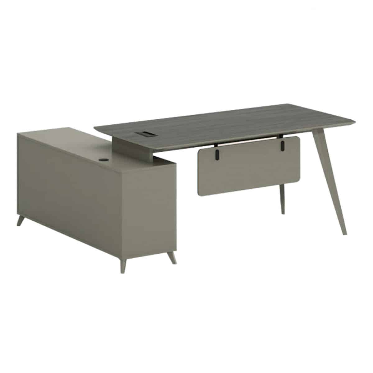 ΓΡΑΦΕΙΟ ΕΠΑΓΓΕΛΜΑΤΙΚΟ LUX SERIES 180Χ140Χ75Υεκ. ΑΝΑΣΤΡΕΨΙΜΗ ΓΩΝΙΑ ΣΤΑΧΤΙ ΜΟΚΑ HM2116 - Image 3