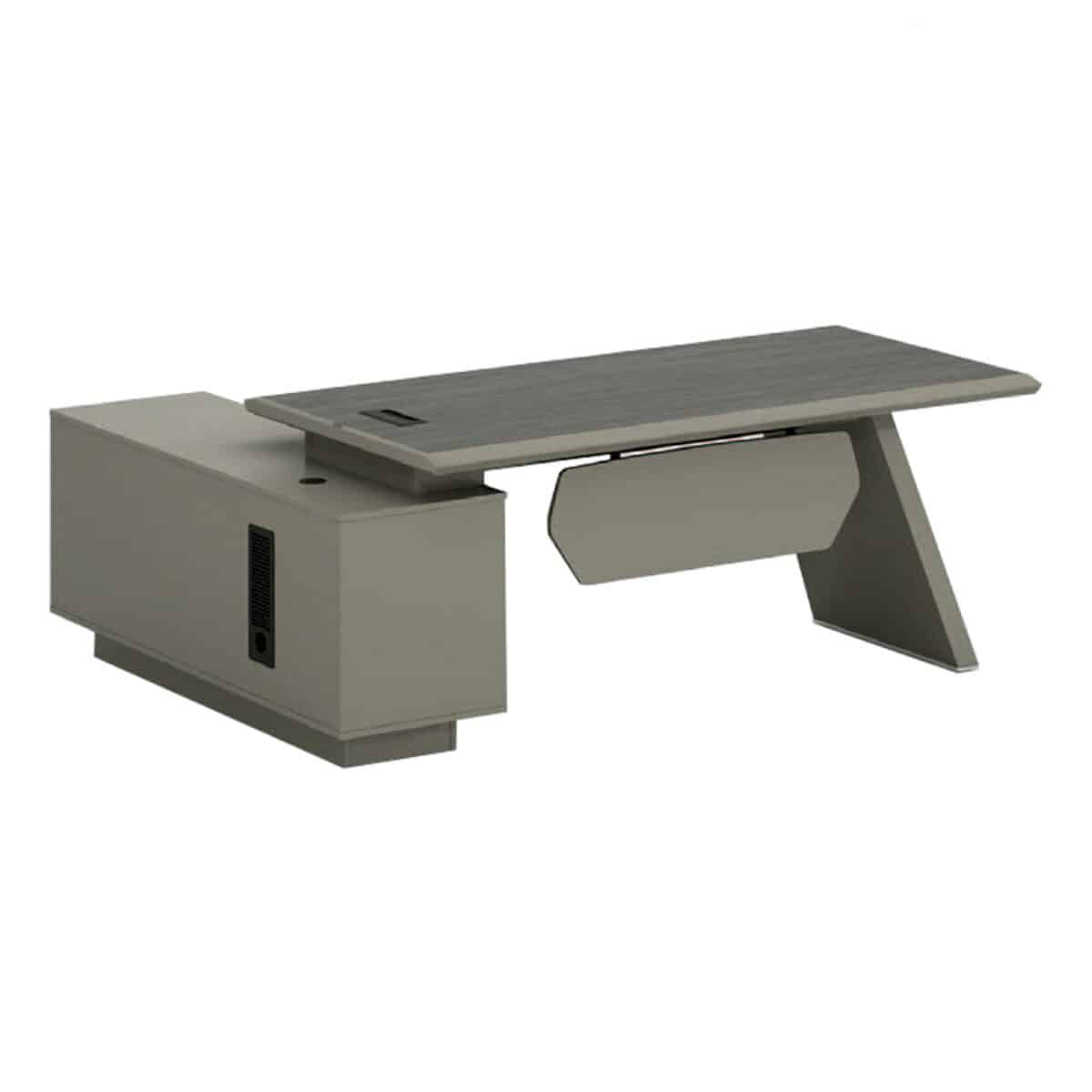 ΓΡΑΦΕΙΟ ΕΠΑΓΓΕΛΜΑΤΙΚΟ LUX SERIES 196Χ150Χ75Υ εκ. ΑΝΑΣΤΡΕΨΙΜΗ ΓΩΝΙΑ ΣΤΑΧΤΙ ΜΟΚΑ HM2115 - Image 3