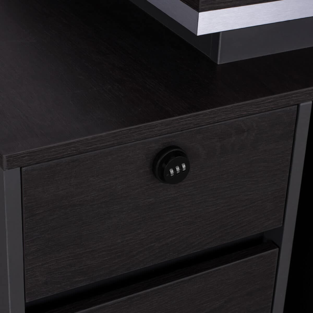 ΓΡΑΦΕΙΟ ΕΠΑΓΓΕΛΜΑΤΙΚΟ ΜΕ ΑΡΙΣΤΕΡΟ ΝΤΟΥΛΑΠΙ ROSEWOOD HM2113L 180X80X76Υ εκ. - Image 6