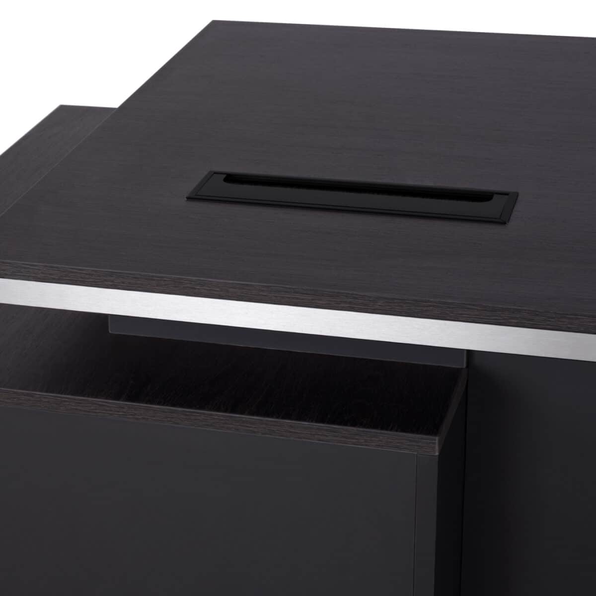 ΓΡΑΦΕΙΟ ΕΠΑΓΓΕΛΜΑΤΙΚΟ ΜΕ ΔΕΞΙΟ ΝΤΟΥΛΑΠΙ ROSEWOOD HM2113R 180X80X76Υ εκ. - Image 5