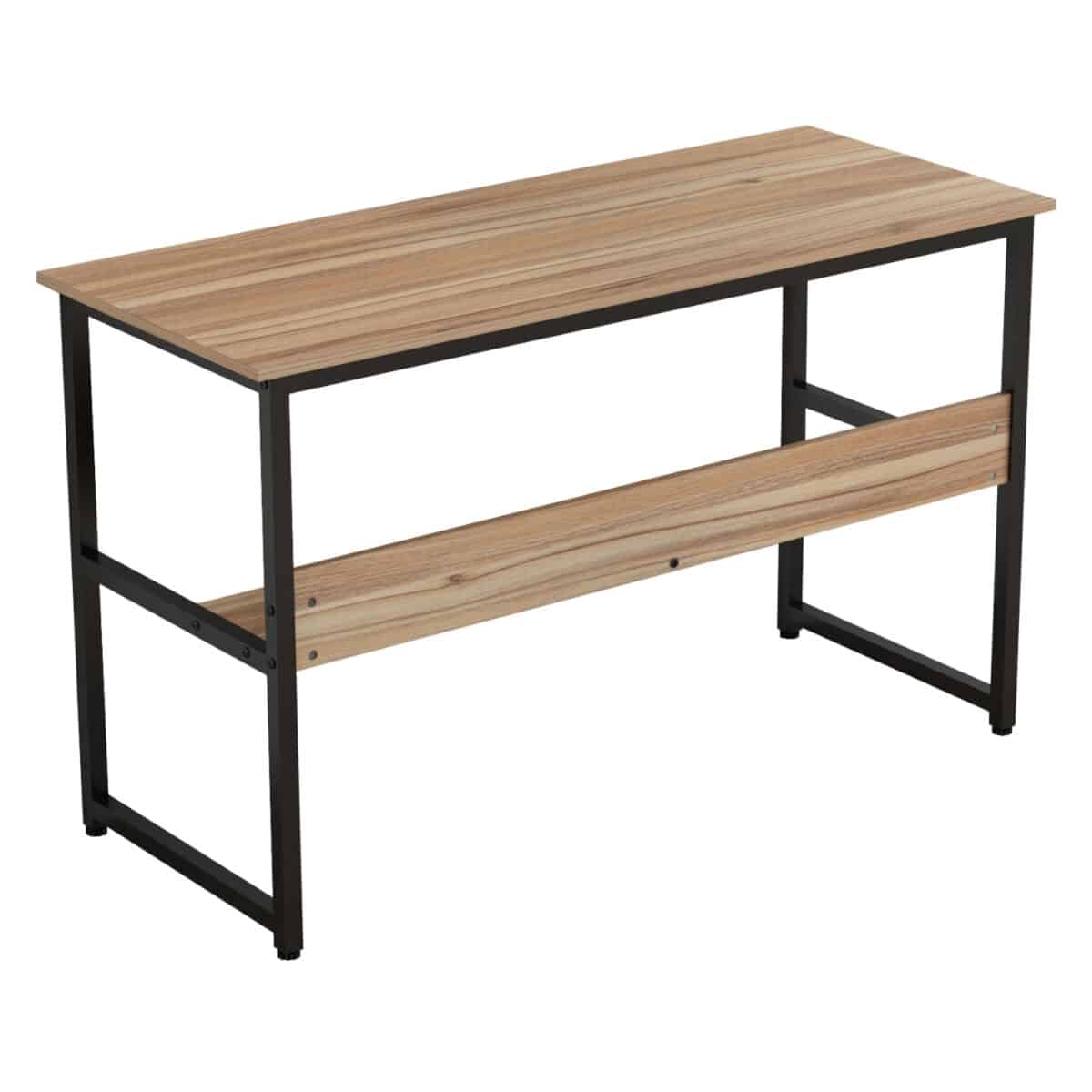 ΓΡΑΦΕΙΟ PORTIS HM2131.02 ΜΕΛΑΜΙΝΗ ΣΕ ΚΑΡΥΔΙ ΜΕ ΜΑΥΡΟ ΜΕΤΑΛΛΙΚΟ ΣΚΕΛΕΤΟ 120X50X75Υεκ. - Image 4