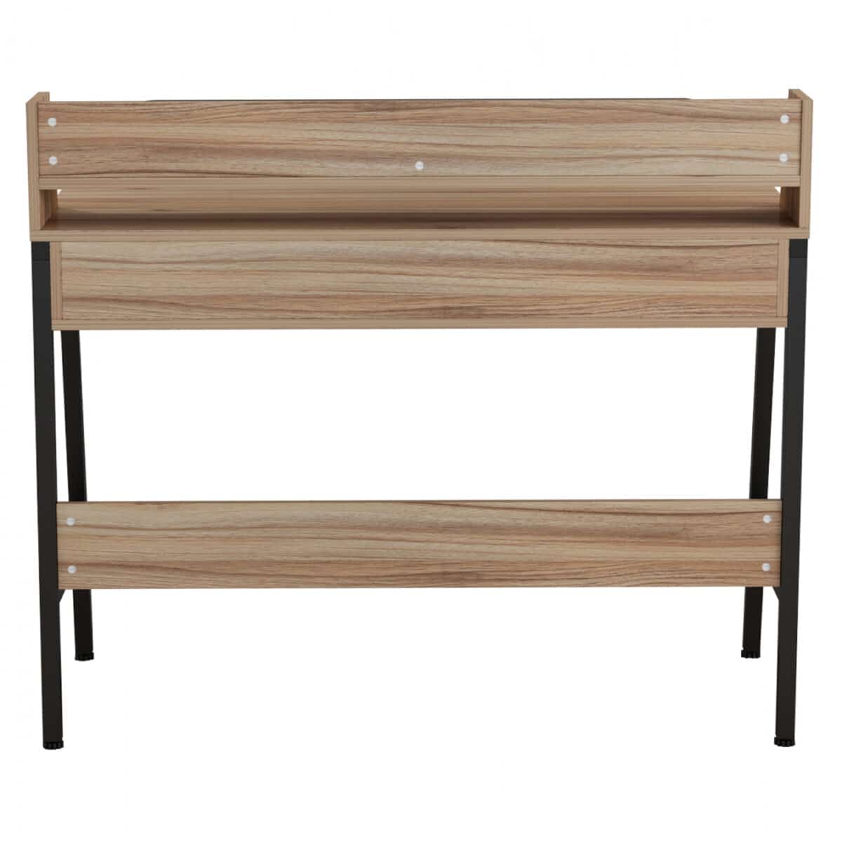 ΓΡΑΦΕΙΟ OLIVIER HM2129.02 ΜΕΛΑΜΙΝΗ ΣΕ ΚΑΡΥΔΙ-ΜΑΥΡΟ-ΜΑΥΡΟΣ ΜΕΤΑΛΛΙΚΟΣ ΣΚΕΛΕΤΟΣ 104x48x89Υεκ - Image 5