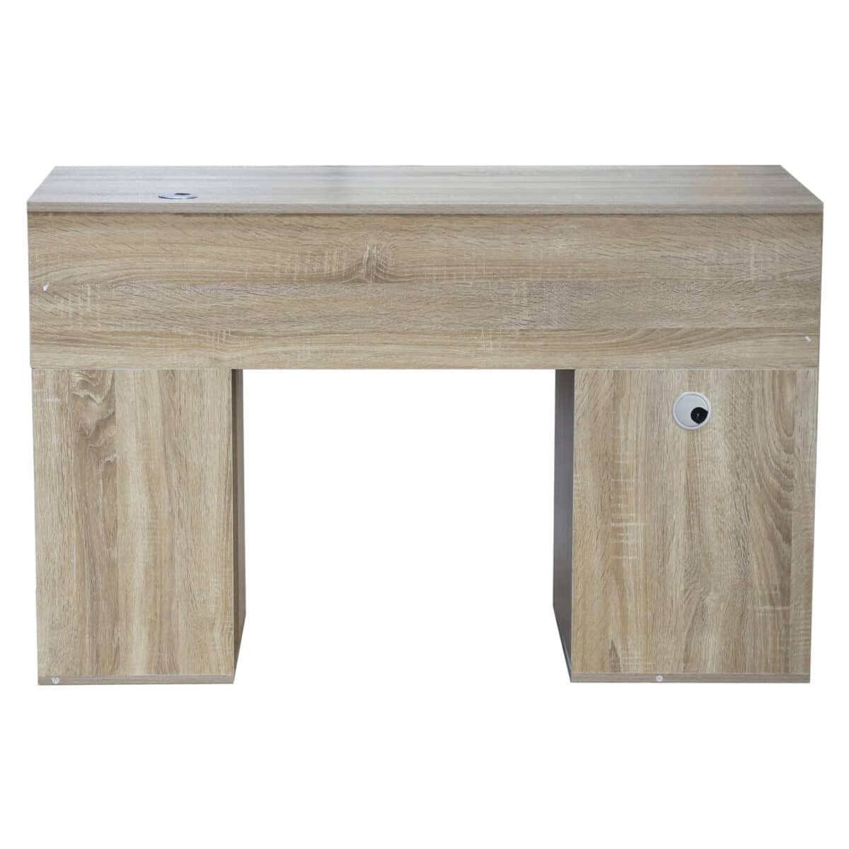 ΓΡΑΦΕΙΟ ΜΕΛΑΜΙΝΗΣ STATUS HM2026.02 SONOMA-ΛΕΥΚΟ 120Χ55Χ76 εκ. - Image 4