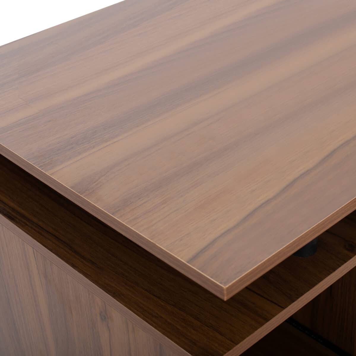 ΓΡΑΦΕΙΟ ΜΕΛΑΜΙΝΗΣ STATUS HM2026.03 WALNUT 120Χ55Χ76 εκ. - Image 5