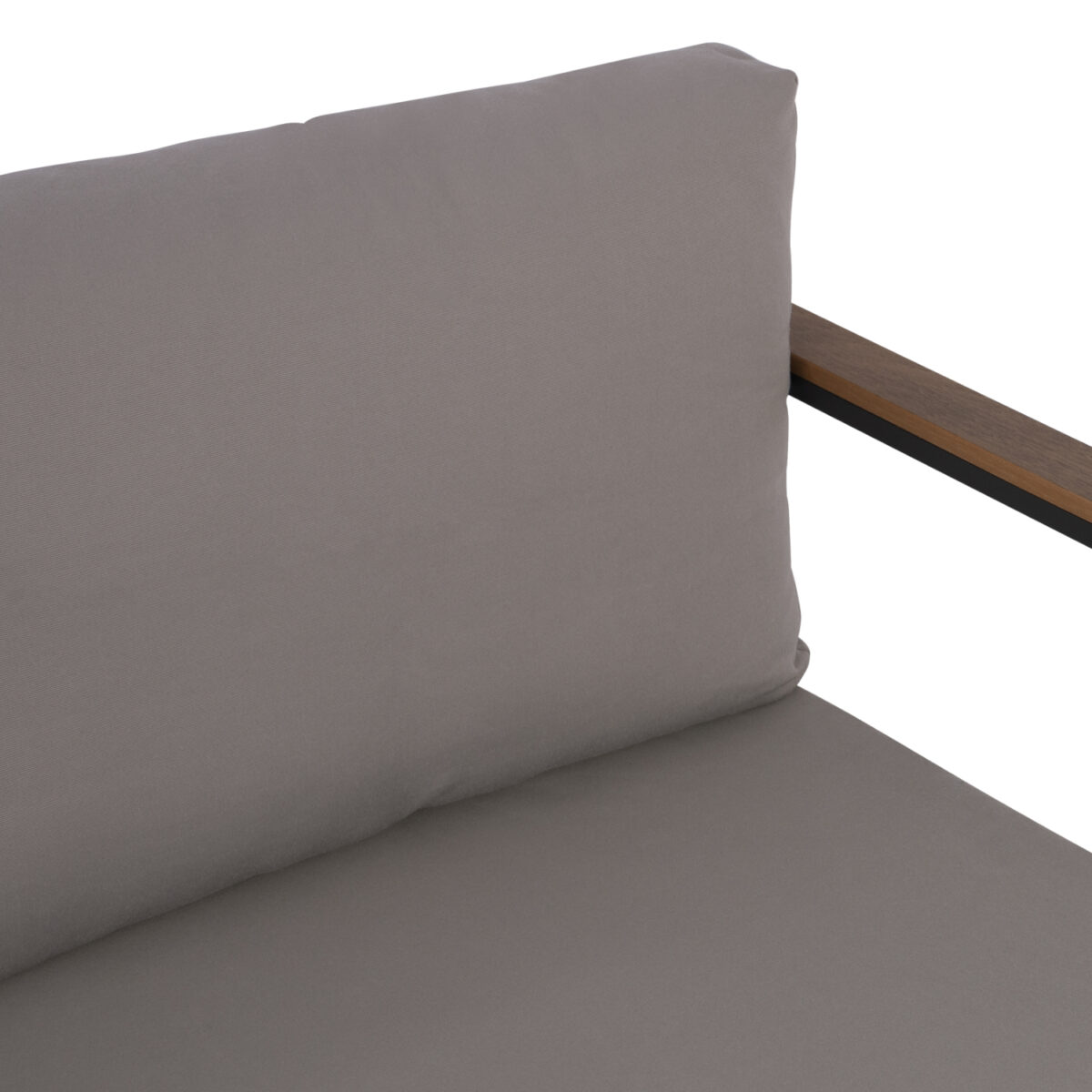 ΚΑΝΑΠΕΣ 2-ΘΕΣΙΟΣ SAFIYA HM5523.02 ΑΛΟΥΜΙΝΙΟ ΑΝΘΡΑΚΙ--ΓΚΡΙ ΜΑΞΙΛΑΡΙΑ 144x70x85Υεκ - Image 5