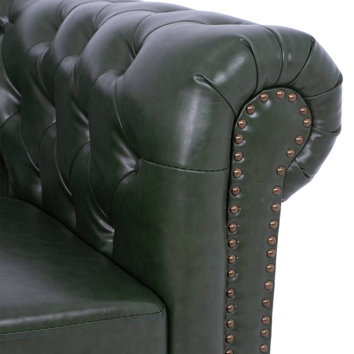 ΚΑΝΑΠΕΣ 2ΘΕΣΙΟΣ T.CHESTERFIELD HM3010.08 ΤΕΧΝΟΔΕΡΜΑ ΚΥΠΑΡΙΣΣΙ 150x90x72 εκ. - Image 5