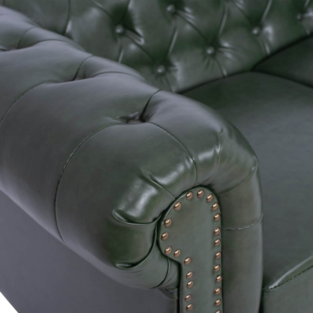ΚΑΝΑΠΕΣ 2ΘΕΣΙΟΣ T.CHESTERFIELD HM3010.08 ΤΕΧΝΟΔΕΡΜΑ ΚΥΠΑΡΙΣΣΙ 150x90x72 εκ. - Image 7