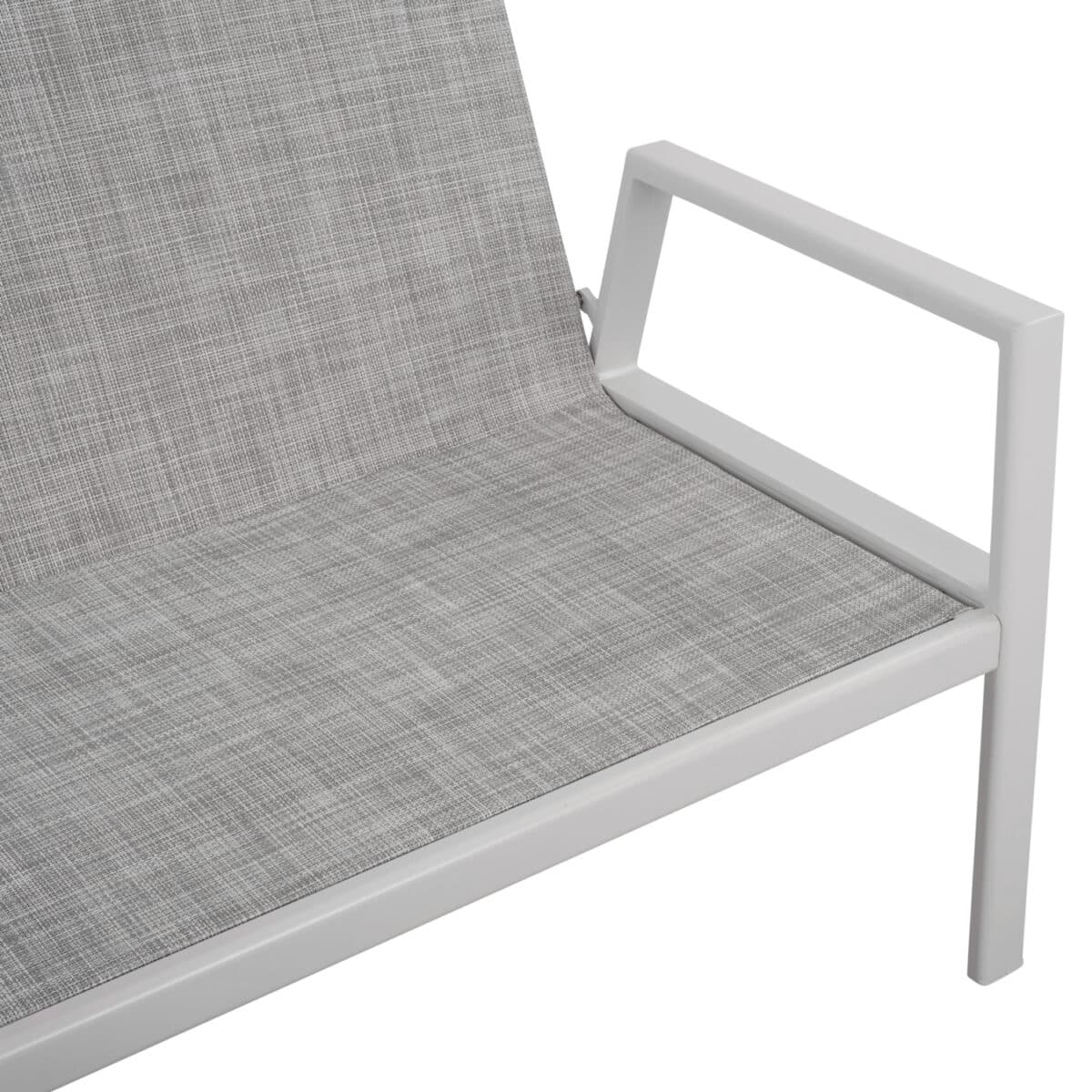 ΚΑΝΑΠΕΣ ΔΙΘΕΣΙΟΣ ΑΛΟΥΜΙΝΙΟΥ TABBY HM5561.01 ΛΕΥΚΟΣ ΜΕ ΜΑΞΙΛΑΡΙΑ - Image 9