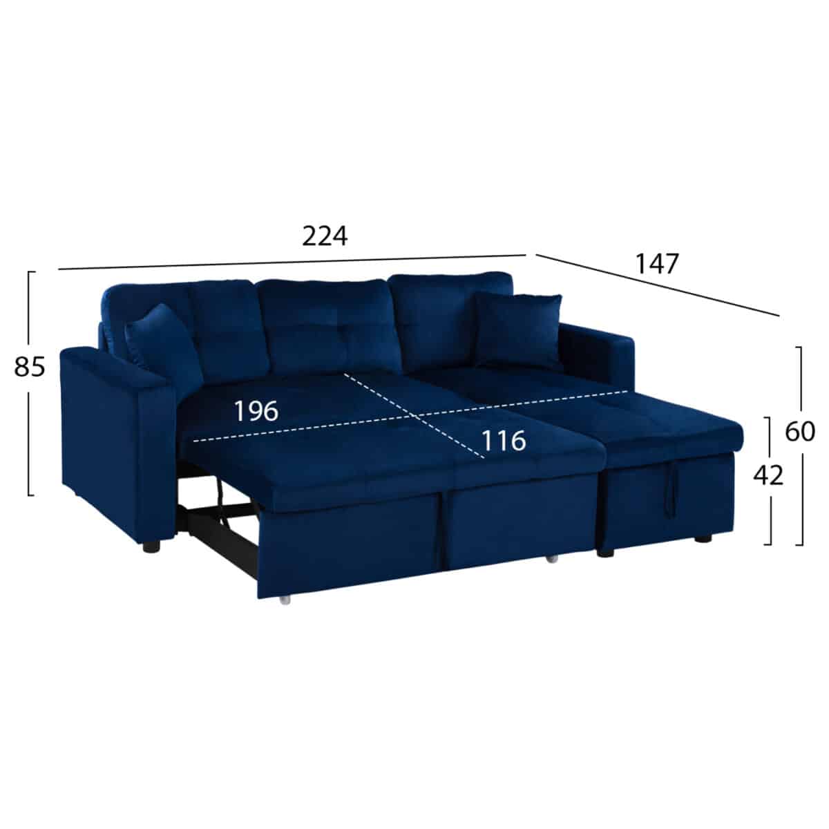 kanapes-gonia-krebati-beloydo-mple-224x1-2 ΚΑΝΑΠΕΣ ΓΩΝΙΑ ΚΡΕΒΑΤΙ WAYNE 224x147x85Υεκ. HM3028.18 ΒΕΛΟΥΔΟ ΜΠΛΕ - Image 3