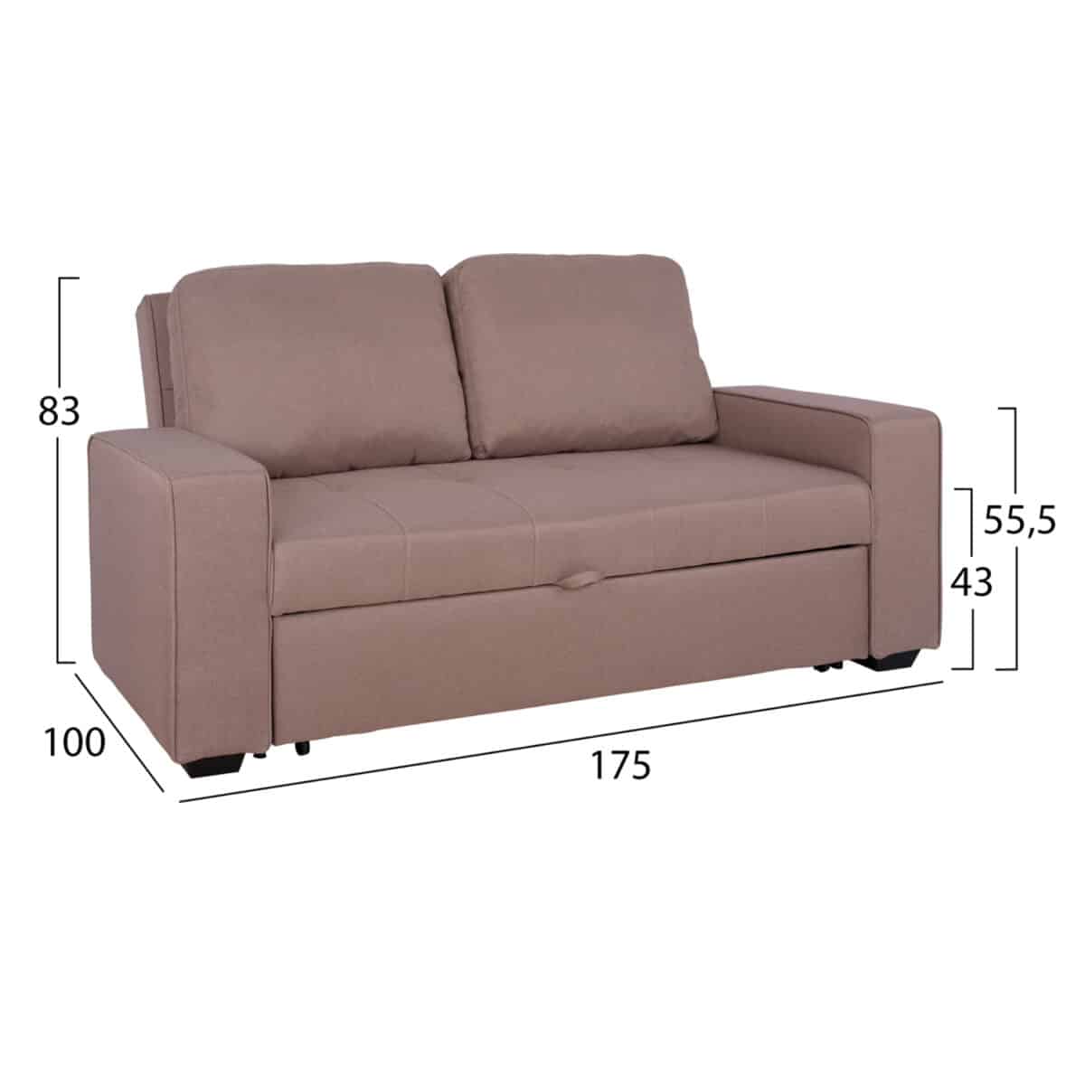 kanapes-krebati-2thesios-fb9308204-me-mp-1 ΚΑΝΑΠΕΣ ΚΡΕΒΑΤΙ KANNA 2ΘΕΣΙΟΣ HM3082.04 ΜΕ ΜΠΕΖ ΥΦΑΣΜΑ 175x100x83 εκ. - Image 2