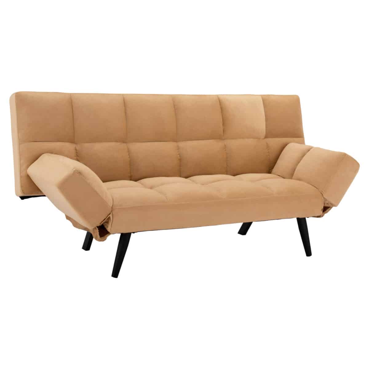 ΚΑΝΑΠΕΣ ΚΡΕΒΑΤΙ 3ΘΕΣΙΟΣ ΑΠΟ ΒΕΛΟΥΔΟ ΜΠΕΖ HM3167.07 182Χ80Χ88Υ εκ. - Image 5