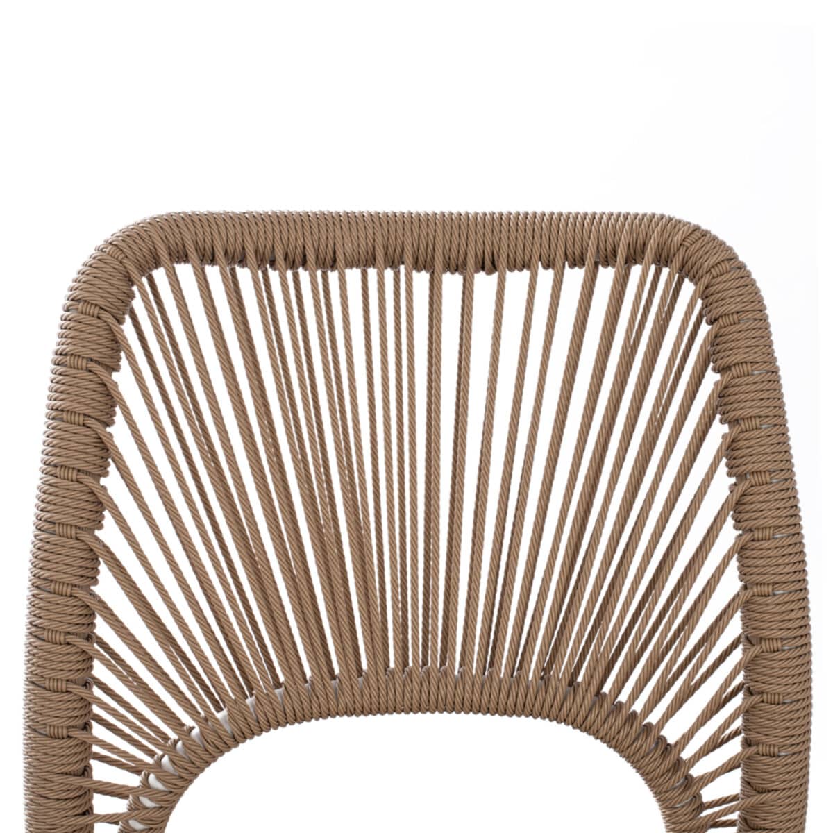 ΚΑΡΕΚΛΑ ΑΛΟΥΜΙΝΙΟΥ ΛΕΥΚΗ ΜΕ ΣΧΟΙΝΙ PE ΜΠΕΖ HM5770.01 45x63x82Υ εκ. - Image 7