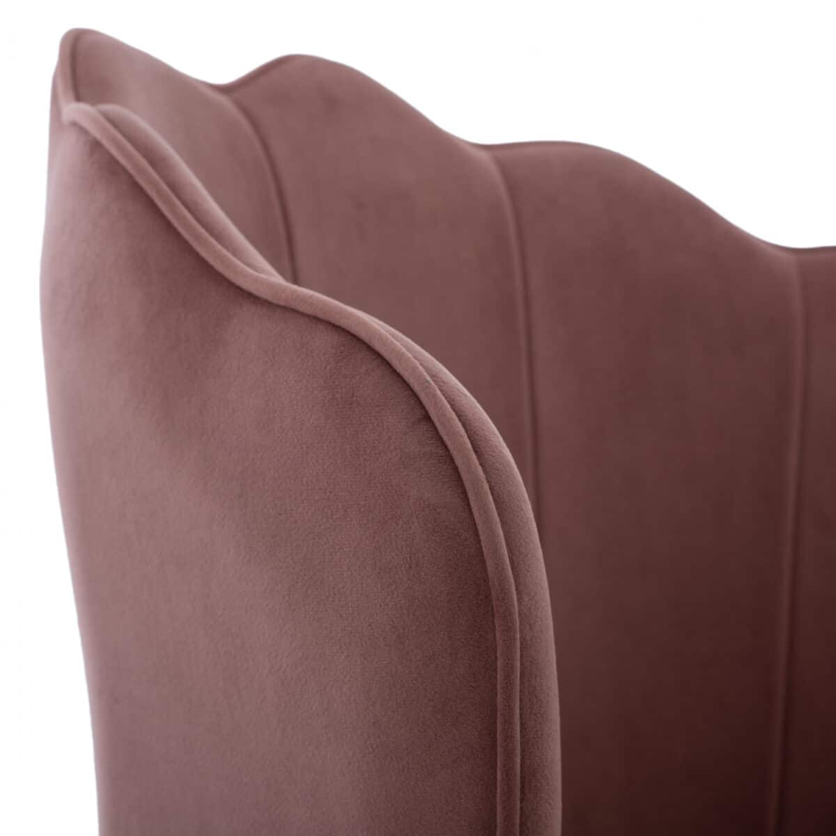 ΚΑΡΕΚΛΑ AVIE HM8737.02 ΒΕΛΟΥΔΟ ΣΑΠΙΟ ΜΗΛΟ ΜΕ ΜΕΤΑΛΛΙΚΟ ΧΡΥΣΟ ΣΚΕΛΕΤΟ 48x48x85 εκ. - Image 8