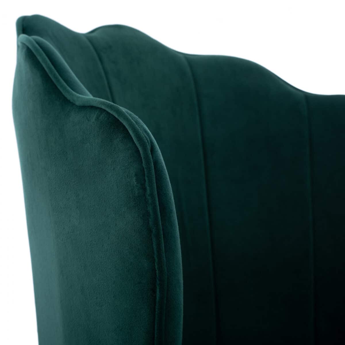 ΚΑΡΕΚΛΑ AVIE HM8737.03 ΒΕΛΟΥΔΟ ΚΥΠΑΡΙΣΣΙ ΜΕ ΜΕΤΑΛΛΙΚΟ ΧΡΥΣΟ ΣΚΕΛΕΤΟ 57.5x57.5x85 εκ. - Image 8