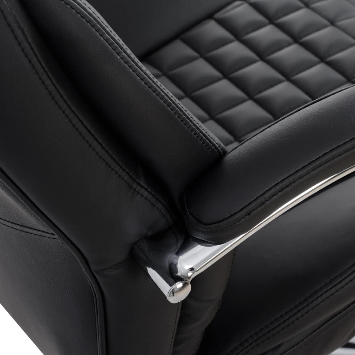 ΚΑΡΕΚΛΑ ΓΡΑΦΕΙΟΥ KIEV HM1097.01 ΜΑΥΡΗ 65x80x127cm - Image 9