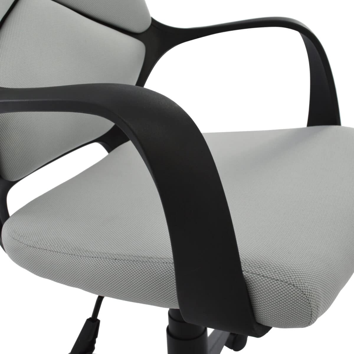 ΚΑΡΕΚΛΑ ΓΡΑΦΕΙΟΥ ANIVIA HM1073.21 ΓΚΡΙ & ΣΚΕΛΕΤΟ ΜΑΥΡΟ 64x61x127 cm - Image 6