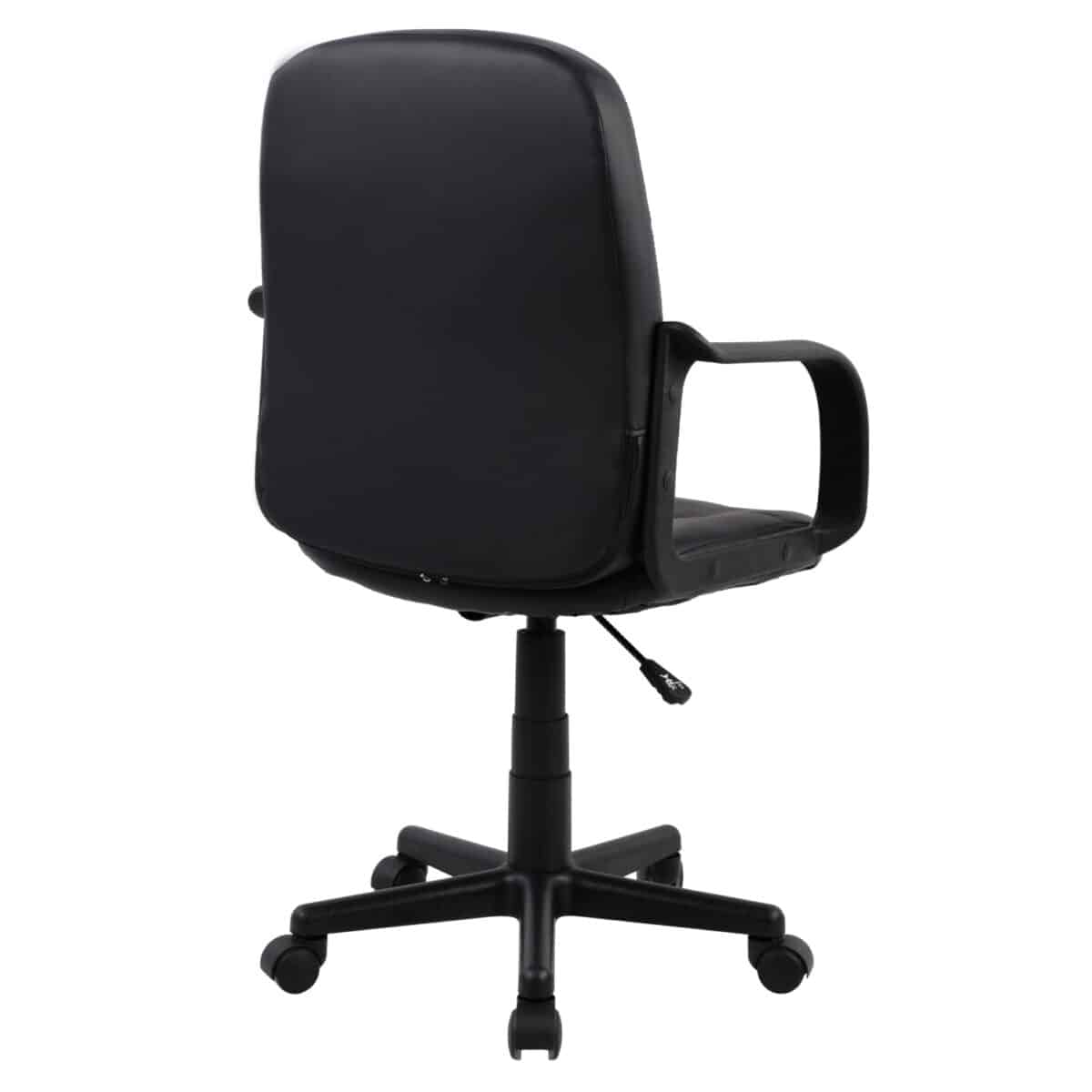 ΚΑΡΕΚΛΑ ΓΡΑΦΕΙΟΥ GRANE HM1005 ΜΕ ΜΠΡΑΤΣΑ ΜΑΥΡO PU 56,5x50x88-100Υ εκ. - Image 4