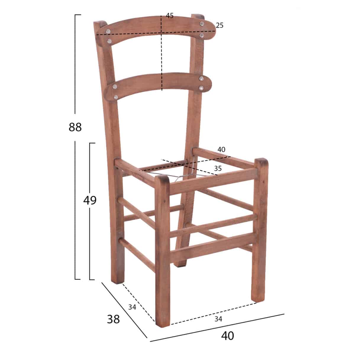 ΚΑΡΕΚΛΑ ΚΑΦΕΝΕΙΟΥ ΚΑΡΦΩΤΗ ΚΑΡΥΔΙ ΕΜΠΟΤΙΣΜΟΣ ΣΚΕΛΕΤΟΣ HM5576.01 40x38x88 εκ. - Image 2