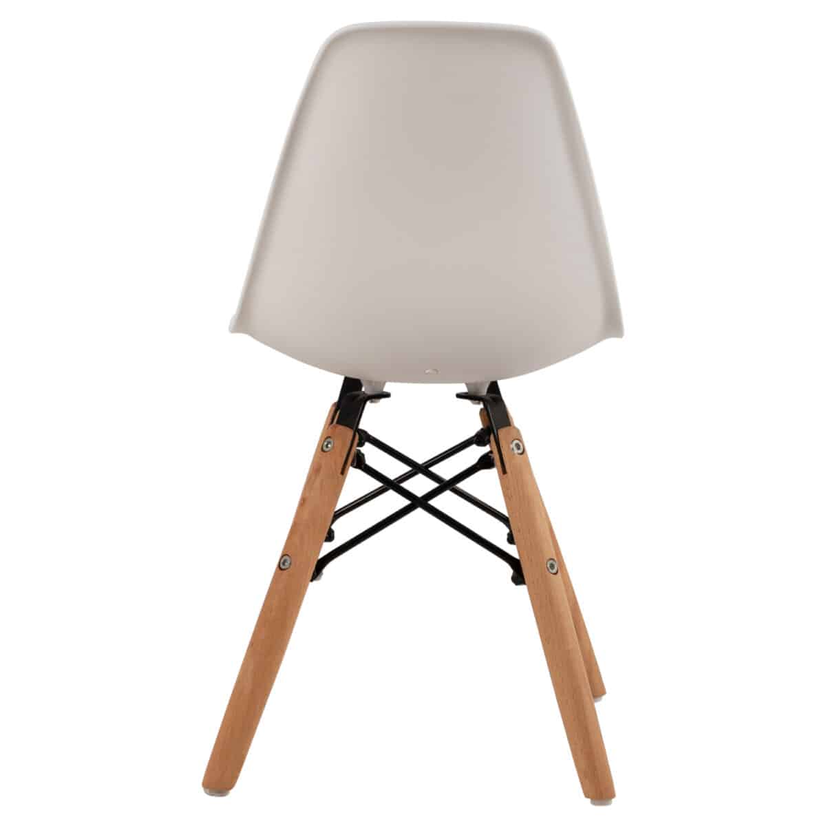 ΚΑΡΕΚΛΑ TWIST KID HM8453.01 ΞΥΛΙΝΑ ΠΟΔΙΑ Κ ΚΑΘΙΣΜΑ PP ΛΕΥΚΟ 31x34x55.5Υεκ - Image 6