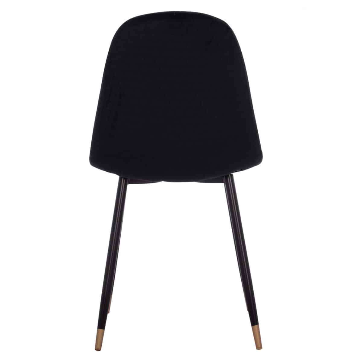 ΚΑΡΕΚΛΑ LUCILLE HM8552.04 ΑΠΟ ΒΕΛΟΥΔΟ ΜΑΥΡΟ ΜΕ ΜΕΤΑΛΛΙΚΟ ΣΚΕΛΕΤΟ 45X56X81Υ εκ. - Image 6