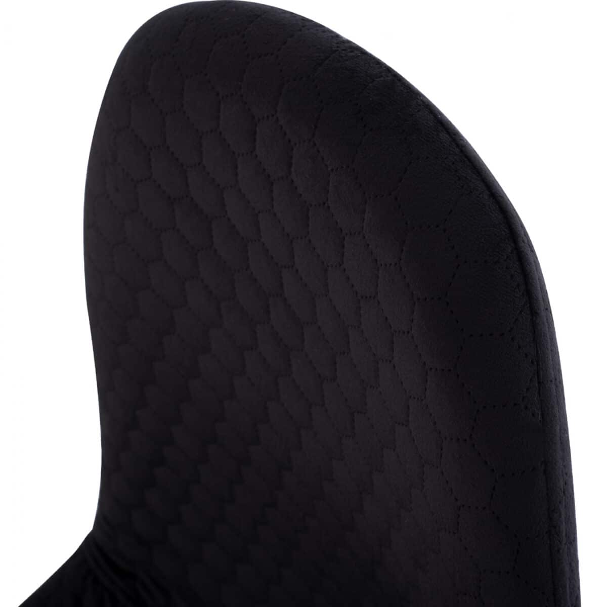 ΚΑΡΕΚΛΑ LUCILLE HM8552.04 ΑΠΟ ΒΕΛΟΥΔΟ ΜΑΥΡΟ ΜΕ ΜΕΤΑΛΛΙΚΟ ΣΚΕΛΕΤΟ 45X56X81Υ εκ. - Image 10