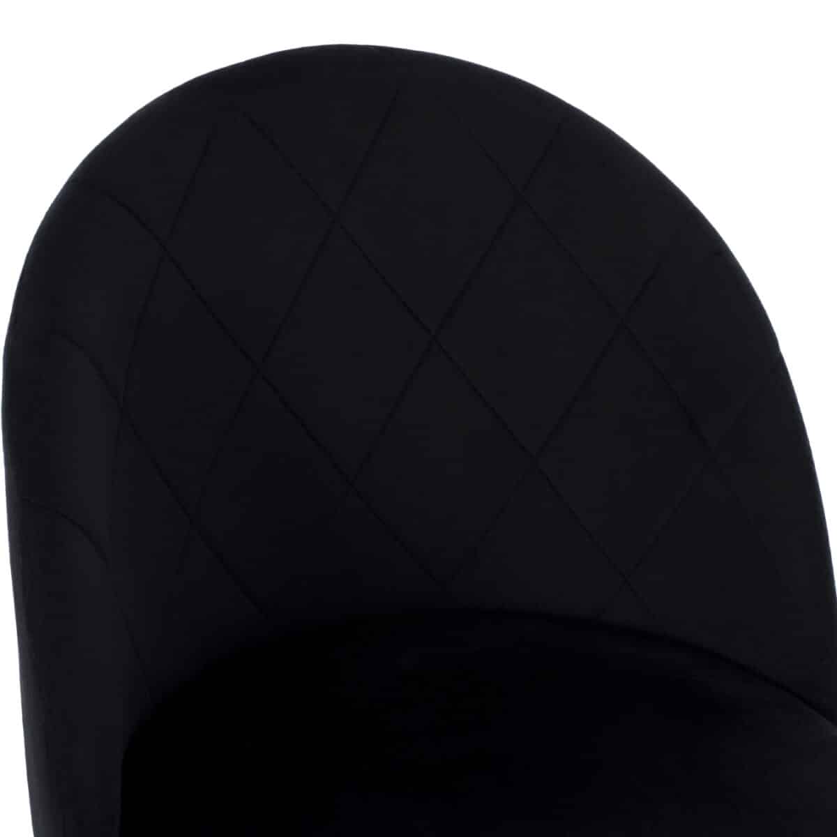 ΚΑΡΕΚΛΑ ODED ΜΕ ΜΕΤΑΛΛΙΚΑ ΜΑΥΡΑ ΠΟΔΙΑ & ΒΕΛΟΥΔΟ ΜΑΥΡΟ HM8731.14 45x52x77 εκ. - Image 7