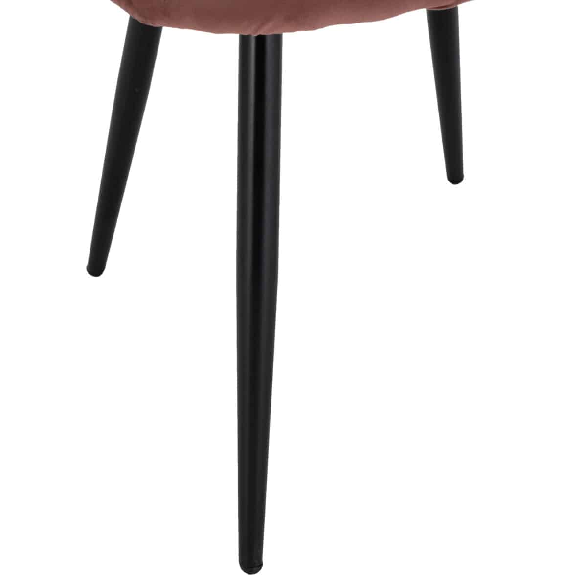 ΚΑΡΕΚΛΑ ODED ΜΕ ΜΕΤΑΛΛΙΚΑ ΜΑΥΡΑ ΠΟΔΙΑ & ΒΕΛΟΥΔΟ ΣΑΠΙΟ ΜΗΛΟ HM8731.12 49x57x79Υ εκ. - Image 9