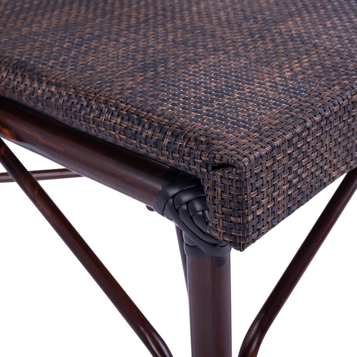 ΚΑΡΕΚΛΑ PRETORIA ΜΕΤΑΛΛΙΚΗ BAMBOO LOOK ΚΑΦΕ HM5718 54x62x89 εκ. - Image 9