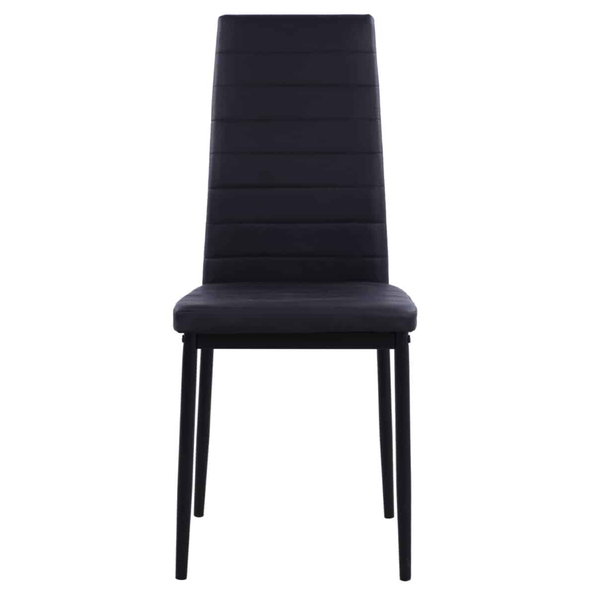 ΚΑΡΕΚΛΑ ΜΕΤΑΛΛΙΚΗ LADY HM0037.12 ΜΑΥΡΟ PU ΜΕΤΑΛΛΙΚΟ ΣΚΕΛΕΤΟ K/D 40x48x95 εκ. - Image 3