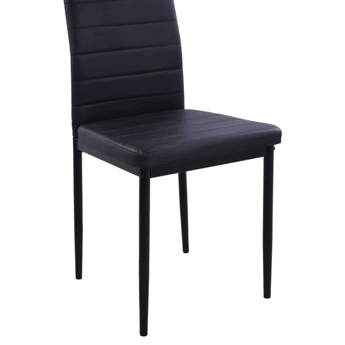 ΚΑΡΕΚΛΑ ΜΕΤΑΛΛΙΚΗ LADY HM0037.12 ΜΑΥΡΟ PU ΜΕΤΑΛΛΙΚΟ ΣΚΕΛΕΤΟ K/D 40x48x95 εκ. - Image 8