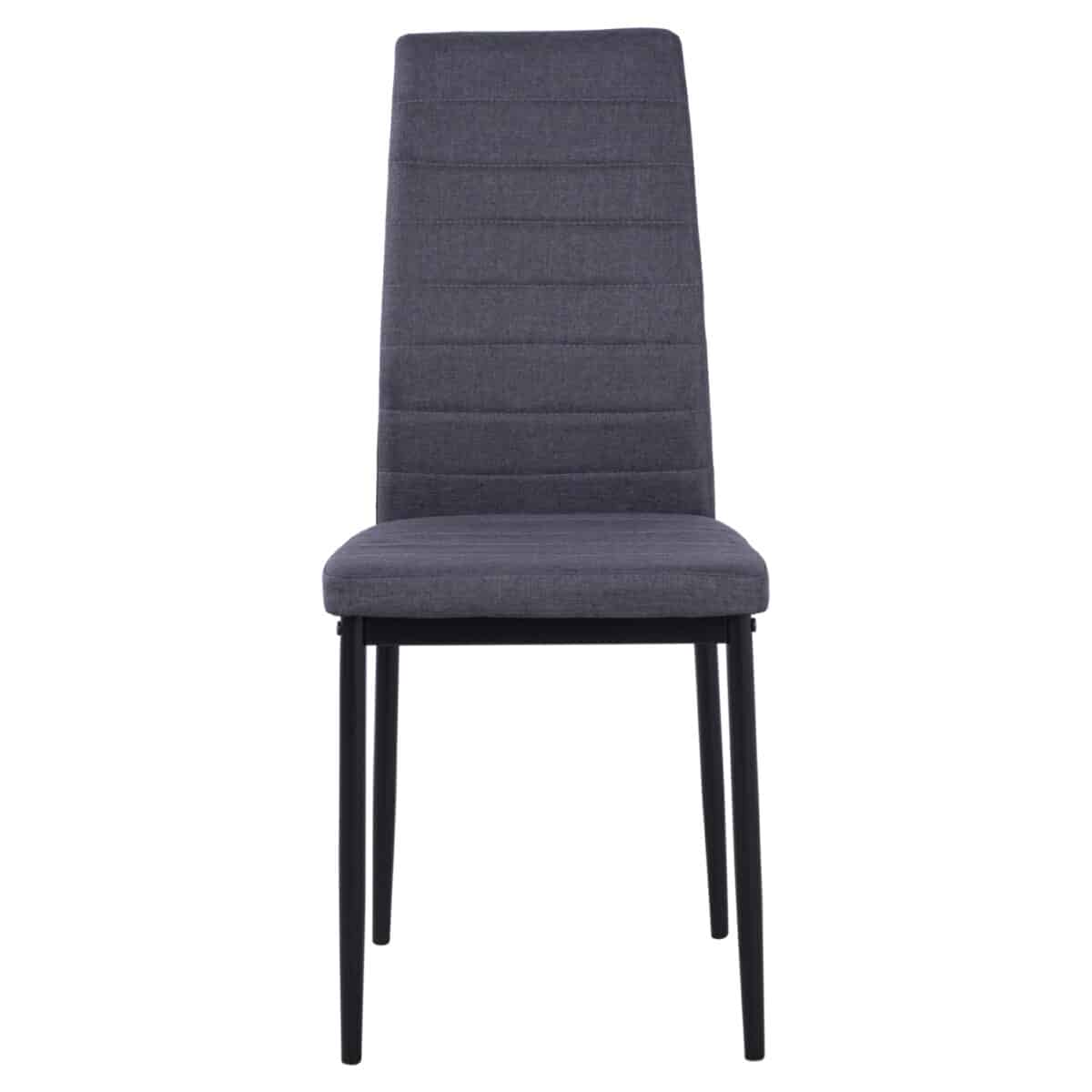 ΚΑΡΕΚΛΑ ΜΕΤΑΛΛΙΚΗ LADY HM0037.20 ΓΚΡΙ ΥΦΑΣΜΑ ΜΕΤΑΛΛΙΚΟ ΣΚΕΛΕΤΟ K/D 40x48x95 - Image 3