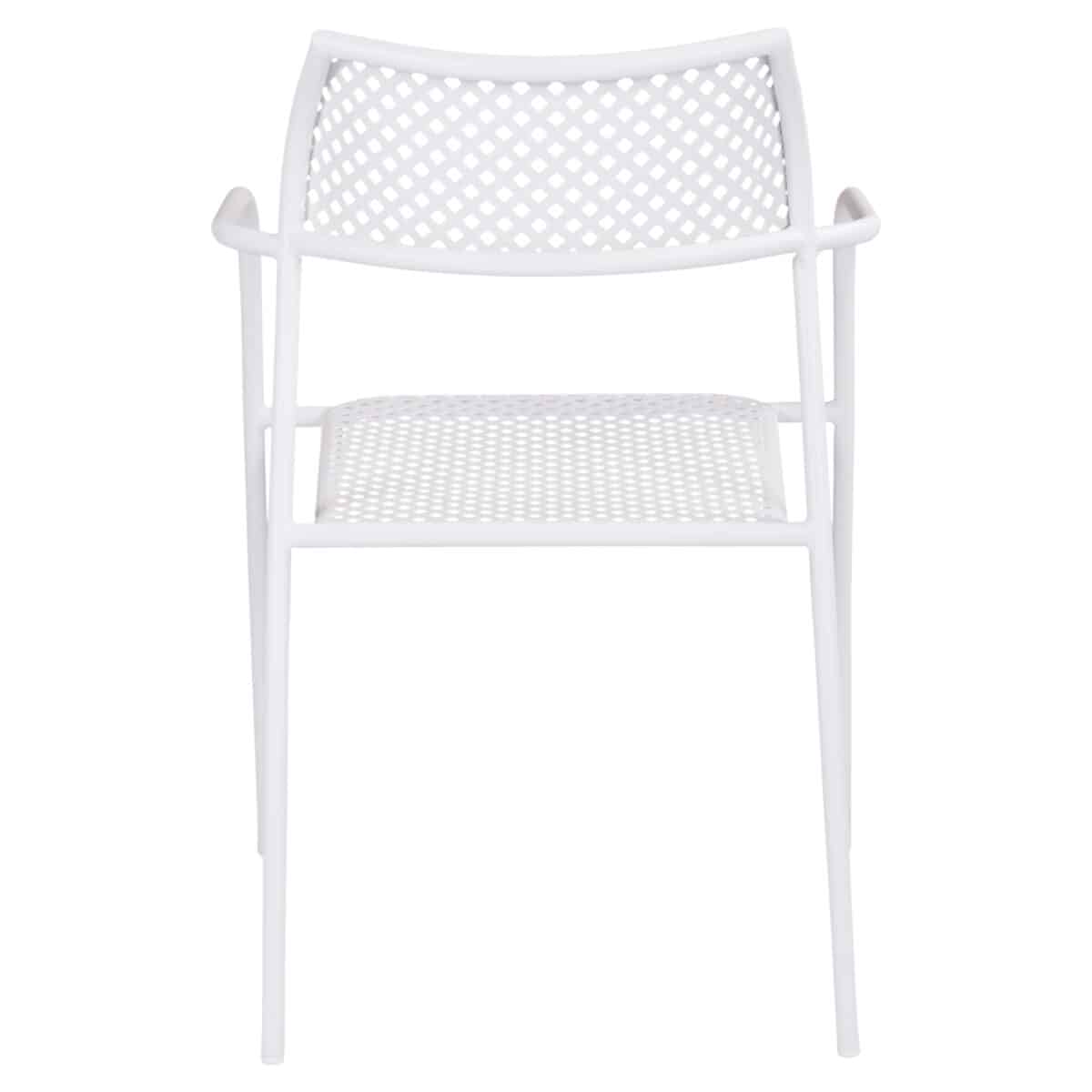 ΚΑΡΕΚΛΑ ΜΕΤΑΛΛΙΚΗ ΛΕΥΚΗ THETIS HM5173.12 55x57x79 cm - Image 6