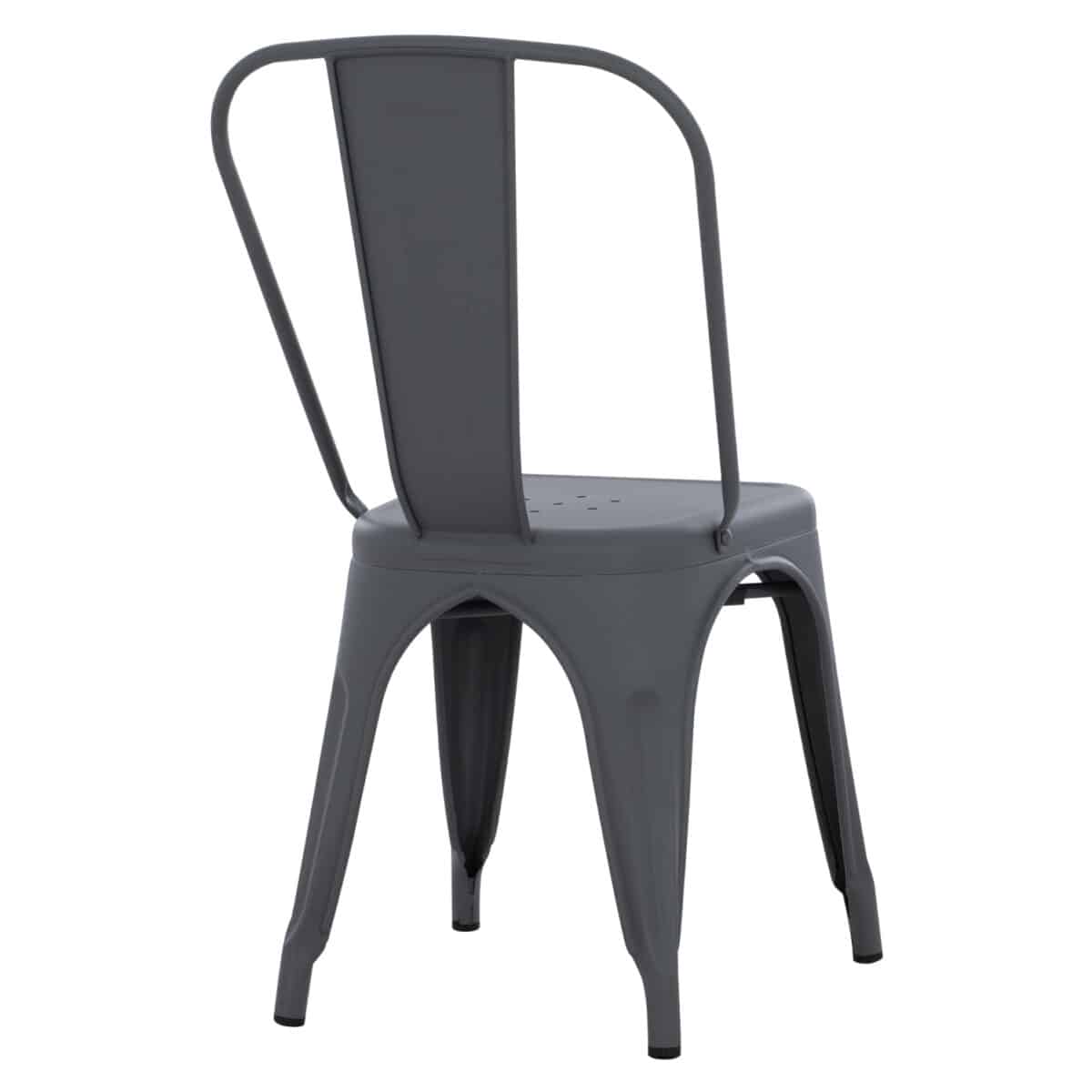 ΚΑΡΕΚΛΑ ΜΕΤΑΛΛΙΚΗ MELITA ΣΕ ΓΚΡΙ 43x50x82Y εκ. HM8641.10 - Image 5