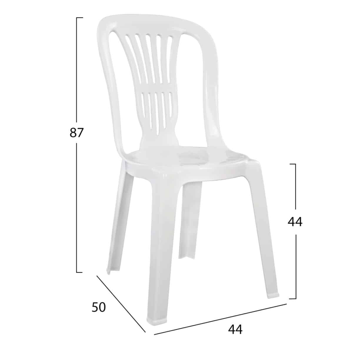 ΚΑΡΕΚΛΑ ΠΛΑΣΤΙΚΗ ΒΙΕΝΝΗΣ ΛΕΥΚΗ 303002010 44x50x87 εκ. - Image 2