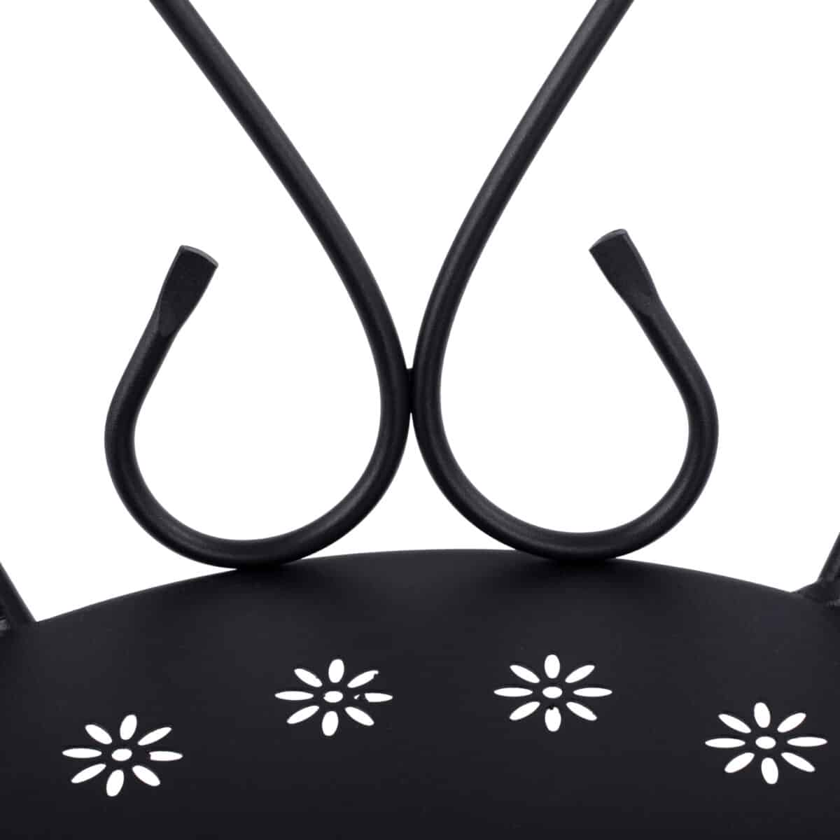 ΚΑΡΕΚΛΑ ΠΟΛΥΘΡΟΝΑ ΜΕΤΑΛΛΙΚΗ AMORE ΜΑΥΡΗ HM5008.11 49x48x90 εκ. - Image 9