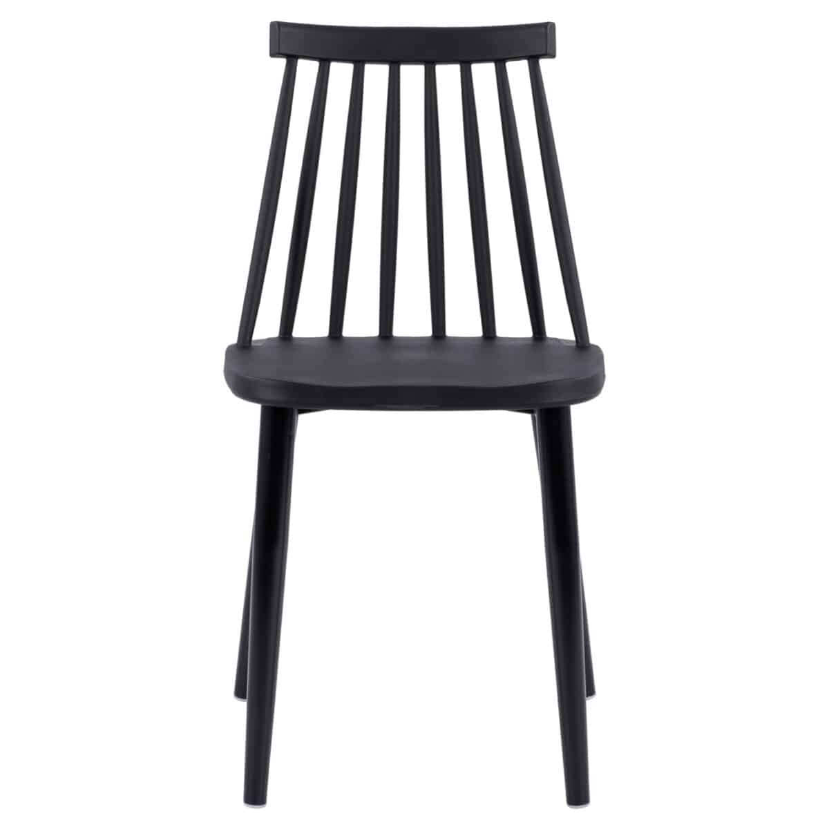 ΚΑΡΕΚΛΑ ΤΡΑΠΕΖΑΡΙΑΣ HM8052.12 VANESSA ΜΑΥΡΟ ΜΕ ΜΕΤΑΛΛΙΚΑ ΠΟΔΙΑ ΜΑΥΡΑ - Image 3