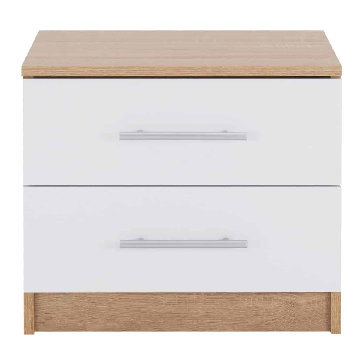 ΚΟΜΟΔΙΝΟ ΜΕΛΑΜΙΝΗΣ HM2220.06 SONAMA - ΛΕΥΚΟ 48x40,5x41,5 εκ. - Image 4