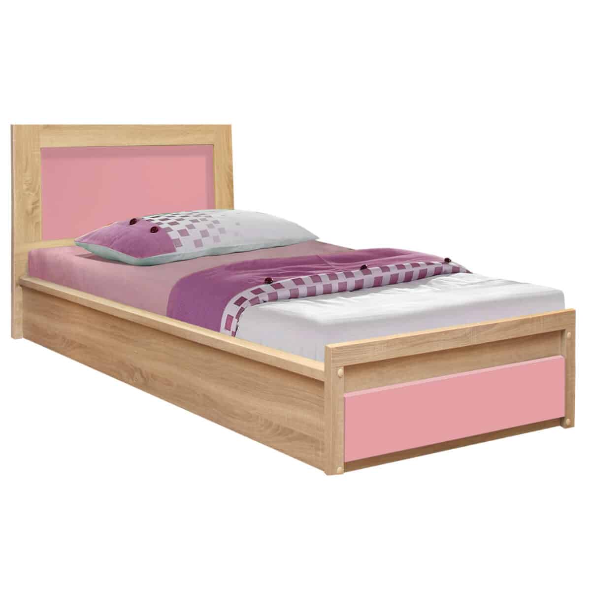 ΚΡΕΒΑΤΙ ΜΕ ΣΥΡΤΑΡΙ PLAYROOM HM330.02 SONAMA-ΡΟΖ 90Χ190εκ. - Image 2