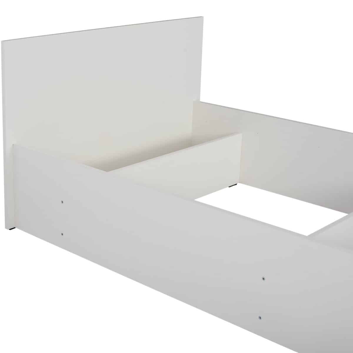 ΚΡΕΒΑΤΙ ADLER ΜΕΛΑΜΙΝΗΣ ΜΟΝΟ ΓΙΑ ΣΤΡΩΜΑ 90Χ200εκ. ΛΕΥΚΟ HM2433.03 - Image 6