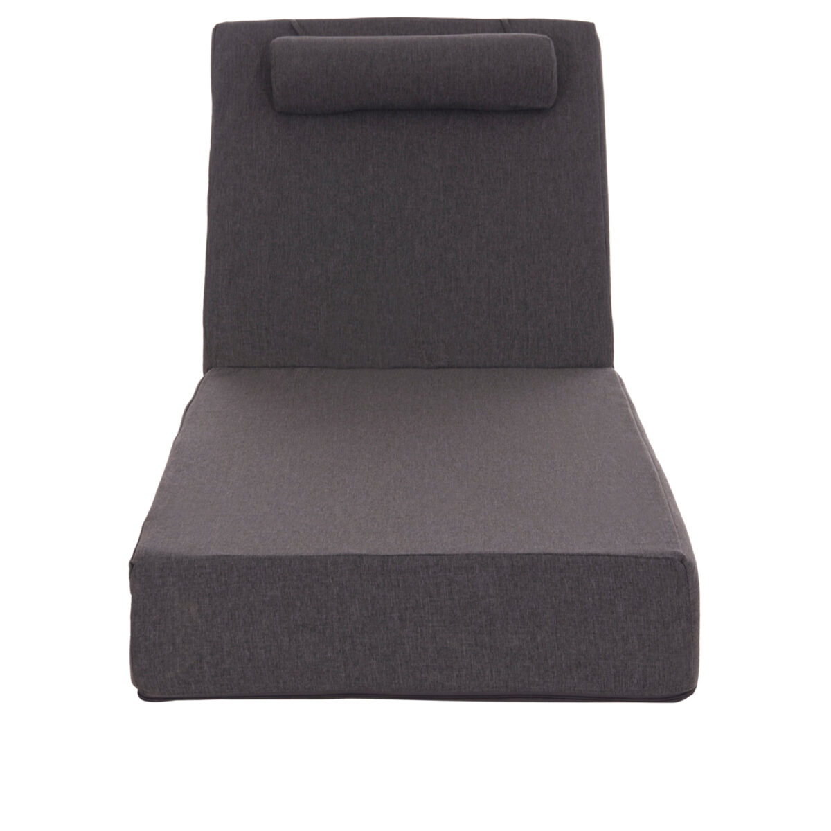 ΜΑΞΙΛΑΡΙ ΞΑΠΛΩΣΤΡΑΣ KIHEI HM21094.03 OLEFIN ΣΚΟΥΡΟ ΓΚΡΙ ΜΕ FOAM 198x70x20Υεκ - Image 5