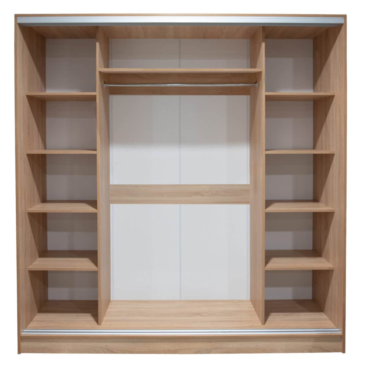 ΝΤΟΥΛΑΠΑ 3ΦΥΛΛΗ ΣΥΡΟΜΕΝΗ ΜΕ ΚΑΘΡΕΠΤΗ SONAMA OAK HM2435  200X60X210Υεκ - Image 4