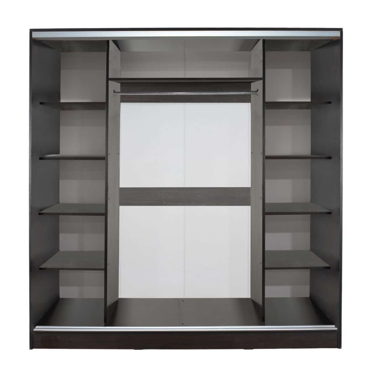 ΝΤΟΥΛΑΠΑ ΣΥΡΟΜΕΝΗ ADLER ΜΕΛΑΜΙΝΗΣ ΒΕΓΓΕ ΜΕ ΚΑΘΡΕΠΤΗ HM2435.02  200X60X210Υεκ - Image 3