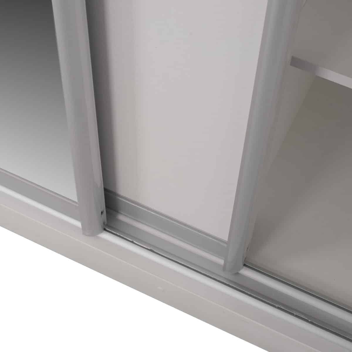 ΝΤΟΥΛΑΠΑ ΣΥΡΟΜΕΝΗ ADLER ΜΕΛΑΜΙΝΗΣ ΛΕΥΚΗ ΜΕ ΚΑΘΡΕΠΤΗ HM2435.03  200X60X210Υεκ - Image 8